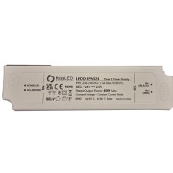 IP67 60W 24V DC Non-Dimmable LED Driver Constant Voltage and Constant Current FossLED LEDD-IP6024