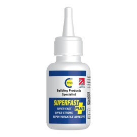 Superfast Plus Adhesive 20lm Clear Adhesive, Heavy Duty Superglue for Metal, Rubber, and Glass CT1 501903