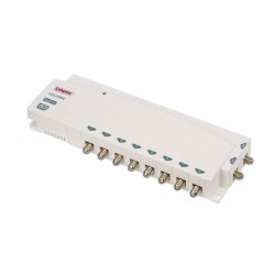 8 Output Mains Power DigiLink Amplifier with IR Bypass, 2-in, 8-out Distribution Amplifier Labgear LDL208R