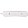 4 Gang 13A Socket Extension Lead Unswitched in White with 1m Cable, BG Masterplug BFG110N-MP