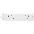 4 Gang 13A Socket Extension Lead (unswitched) in White with 2m Cable