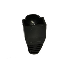 6mm Plug Boot Black RJ45 Snagless Boot soft PVC for RJ45 Plugs (price per 1)