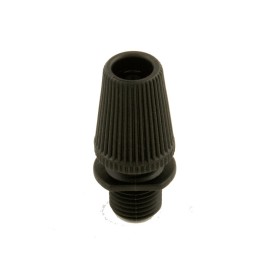 10mm Diameter Black Plastic Cord Grip Male Thread (price per 1)