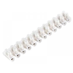Masterplug 30A 12 Way Connector Strip Thermoplastic (pack of 10), BG TS30/12/10 12 Way Divisible Connector Strip