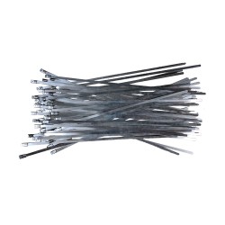 Stainless Steel A4 Cable Ties 300mm long x 4.6mm wide, pack of 100