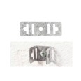 Safe-D F-Clip 30 Fire-Rated Flexible Cable Clip (L) 56mm x (W) 20mm x (H) 8mm (folded - max height), D-Line F-CLIP30 (pack of 100)
