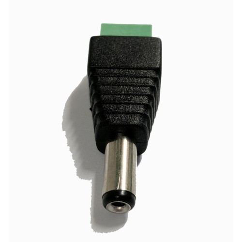 2.1mm DC Plug with Screw-in Terminals ideal for LED Tape Installations and CCTV