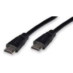 HDMI Plug to Plug Lead 1.5m - HDMI High Speed with Ethernet Plug to Plug Lead 1500mm