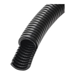Univolt Medium Gauge Conduit 50mm in Black, Flexible Electrical Conduit for Medium Mechanical Loads (price per meter)