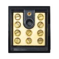 3 Way 100A Brown Heavy Duty Junction Box with 6 Cable Entry Points BG Electrical 4100SP