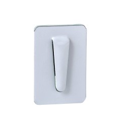 White Self-adhesive Clip for Round Cable 0-4mm (price per 1, sold in 25), Schneider Tower 65SA04W Cable Support Clip