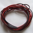 Twin Red and Black Cable 2 x (14 x 0.18mm diam) for use in Low Voltage Applications like LED Tape/LED Strips (price per meter)