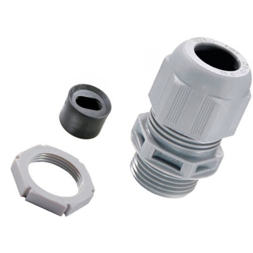 Wiska M32 Plastic Flat Cable Gland LSF 32mm for 10 and 16mm c/w Insert and Locknut IP68