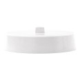 85mm diameter x 32.5mm Ceiling Rose Base in Polycarbonate White (base only)