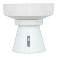 BG Electrical 753-01 2A 3 Terminal Batten Holder (T2) max. 150W in White taking BC/B22 Lamps