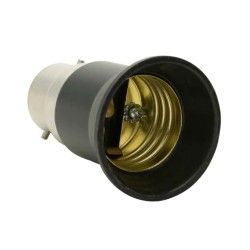 BC to ES Lamp Adaptor, Fit an ES/E27 Lamp into a BC Lamp Holder