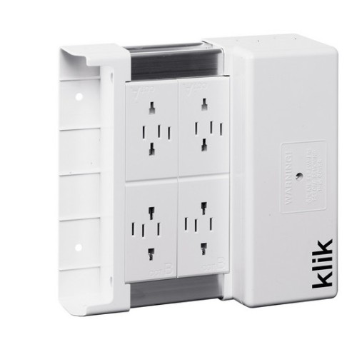 4 Way Klik LDS Marshalling Box, 4 Outlets Lighting Distribution Box
