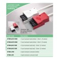 Vitesse 4 Pole Luminaire Connector in Red for Rear or Side Entry CP Electronics VITM4-LPR