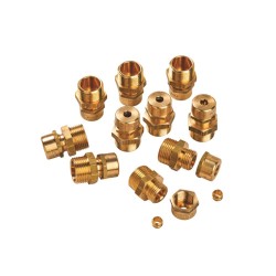 32mm Brass Gland for 4H16 Mineral Insulated Cable, MIC Gland Plain Seal