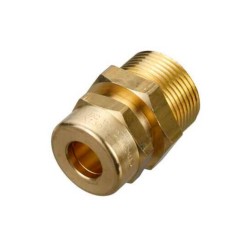 25mm Brass Gland for 3H6 Mineral Insulated Cable, MIC Gland Plain Seal