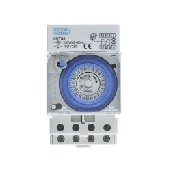 DIN Rail Mounted Analogue Timer 24h with 30min Individual Segments BG Electrical Nexus CUTS5 for use with Consumer Units