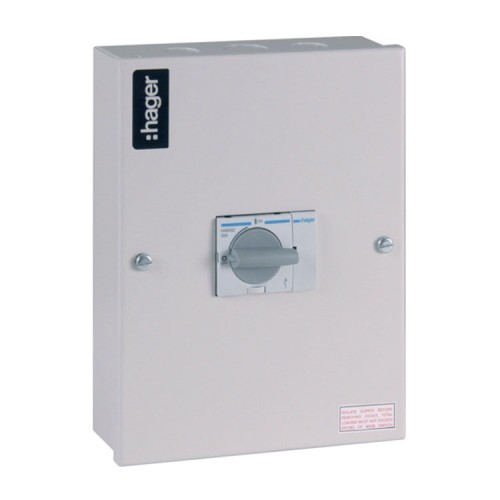Hager JAB410B Enclosed Switch Disconnector Isolator TPSN 100A, 3PSN 800V max. 45kW