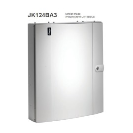Hager JK124BA3 Invicta 125A 24 Way TPN Distribution Board Amendment 3 with Plain Door Type B