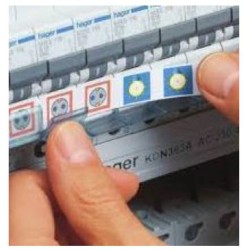 Hager JKLABELPACK Spare Label Pack - all sizes (one pack) for Invicta 3 TPN Distribution Boards