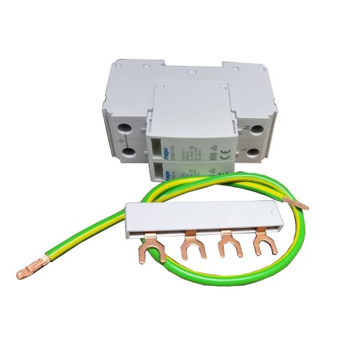 Hager VME02SPD Consumer Unit Surge Protection Kit Type 2, 15kA 2 Module SPN Surge Protection Kit