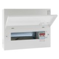 Hager VML110RK 10 Way 100A Main Switch Incomer Consumer Unit Round Knockouts (Design 10)