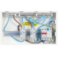 Hager VML910CUSPD 10 Way Dual RCD High Integrity Configurable Consumer Unit Switch 2 x 100A 30mA RCCB with Type A SPD