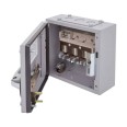 Eaton Exel 2 TPN 20A Metal Isolator Switch Disconnector 415V 15AXTN2 Surface Mounting 159 mm x 193 mm x 127 mm Grey