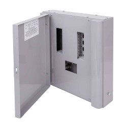 Eaton 6 way 125A TPN Distribution Board without Incomer Type B Memshield3 EBM61 IP4X in Grey