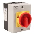 IP65 rated 20A 4 Pole Rotary Isolator Switch in Grey, IMO Stag IS4P20 Isolator Switch