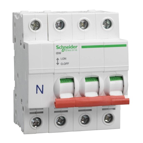 Schneider Switch Disconnector 125A 3 + N Pole Acti 8 for Schneider Distribution Boards