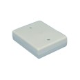 9 Way Junction Box in white White Grade 2 for Security Intruder Alarms, 70 x 56 x 20mm, Lyntek LY97-031-80