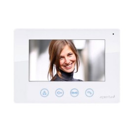 Aperta 7 inch Colour Video Door Entry Monitor in White with Clear High Resolution Picture ESP APMONW