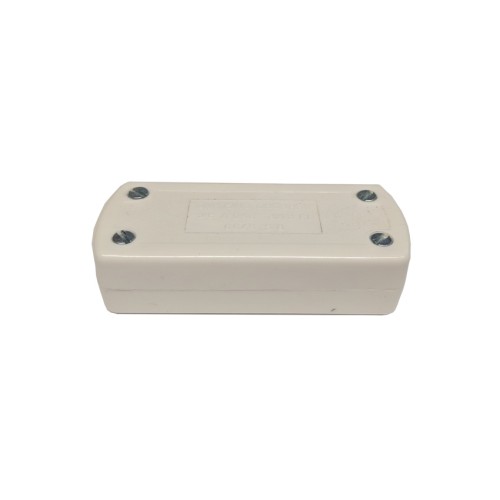 13A 3 Terminal Cable Connector in White, Flex Connector 13A 3 Pin in White
