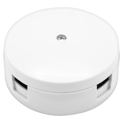 BG Electrical 603W-01 3 Way 30A Junction Box 89mm Diameter in White Selection Entries