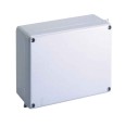 IP65 rated 110mm x 110mm x 60mm Moulded Grey Enclosure, Weatherproof Sealed Adaptable Box