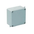IP65 rated 110mm x 110mm x 60mm Moulded Grey Enclosure, Weatherproof Sealed Adaptable Box
