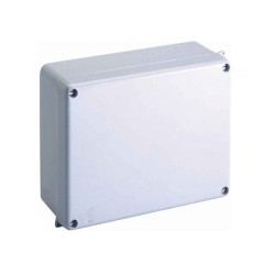 IP65 rated 160mm x 120mm x 70mm Moulded Grey Enclosure, Weatherproof Sealed Adaptable Box