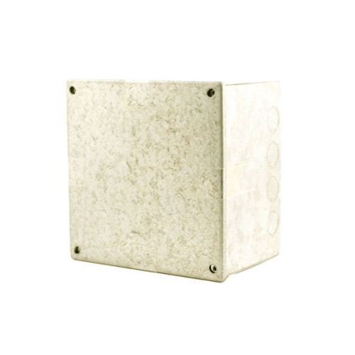 Adaptable Box with Knockouts 150 x 150 x 100mm, Galvanised Adaptable KO Box 6" x 6" x 4"