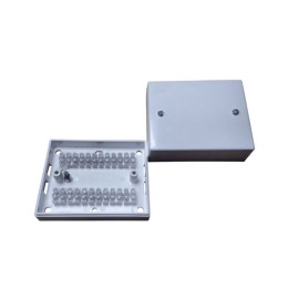 24 Way Mounting Junction Box in White 48mm height x 100mm width