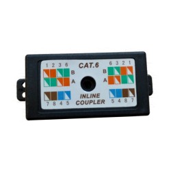 CAT5 8 Terminals IDC Joining Box, Inline Coupler IDC for CAT5E and CAT6