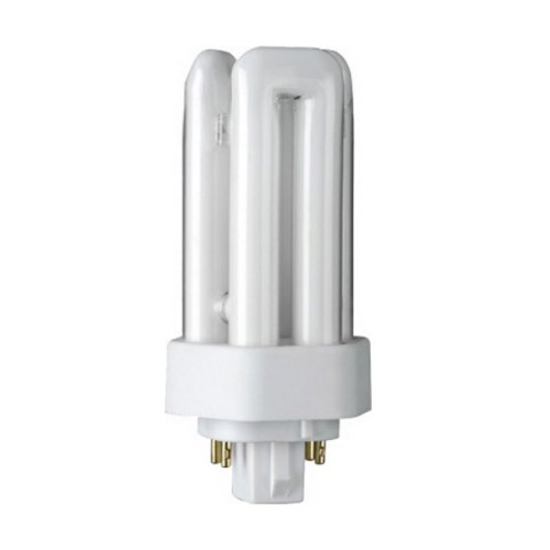13W GX24q-1 Triple Turn Compact Fluorescent Lamp offering 3500K 900lm White Light