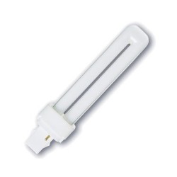 18W Lynx D 2 Pin Double Turn Fluorescent Lamp Cool White 1215lm 18w/840 G24d-2 4000K