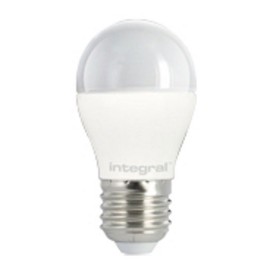 6W LED Mini Globe 2700K 470lm E27 ES, Non-dimmable Frosted LED Golf Ball equiv to 40W