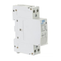 20A DIN rail Mounted Contactor DP Single Module for Consumer Units / Enclosures