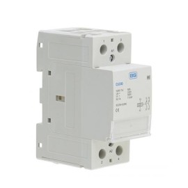 40A DIN rail Mounted Contactor Double Pole Twin Module for Consumer Units / Enclosures